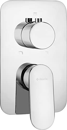 Deante; Panel de grifería para mezclador empotrado box ALPINIA (BXY_0GAM); Color: cromo