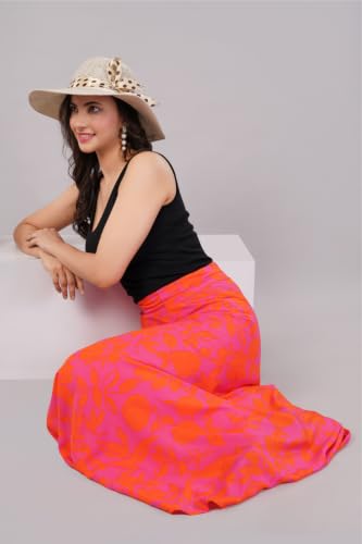 Image of Women's Printed Maxi Wraparound Skirt