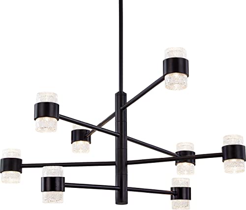 Kuzco Lighting Copenhagen 24" 4-Layer Exterior Pendant | Black Finish