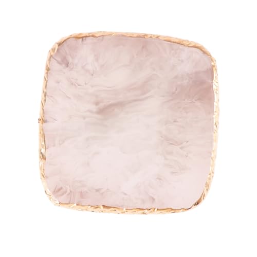 SMASOLO Paleta de Resina para de Uñas Suave Fácil de Limpiar Exhibidor Cuadrado para Mezcla y Presentación de Colores Gris para Manicura y Fotografía
