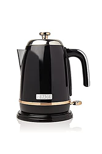 Haden Salcombe Sleek Slate Black Kettle- 1.7Litre