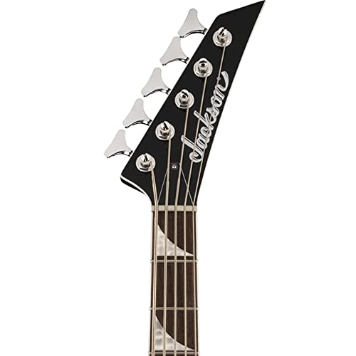 Jackson X Series Concert Bass™ CBXNT DX V, Gloss Black - Les Beatles, Paul McCartney, John Lennon, RIngo Starr, George Harrison Jackson X Series Concert Bass™ CBXNT DX V, Gloss Black – Image 5