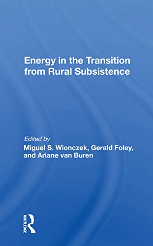 Energy In The Transition From Rural Subsistence