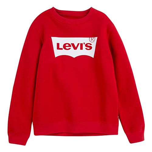 Levi's Kids -Batwing Crewneck Sweatshirt Boys, Red, 12 Years