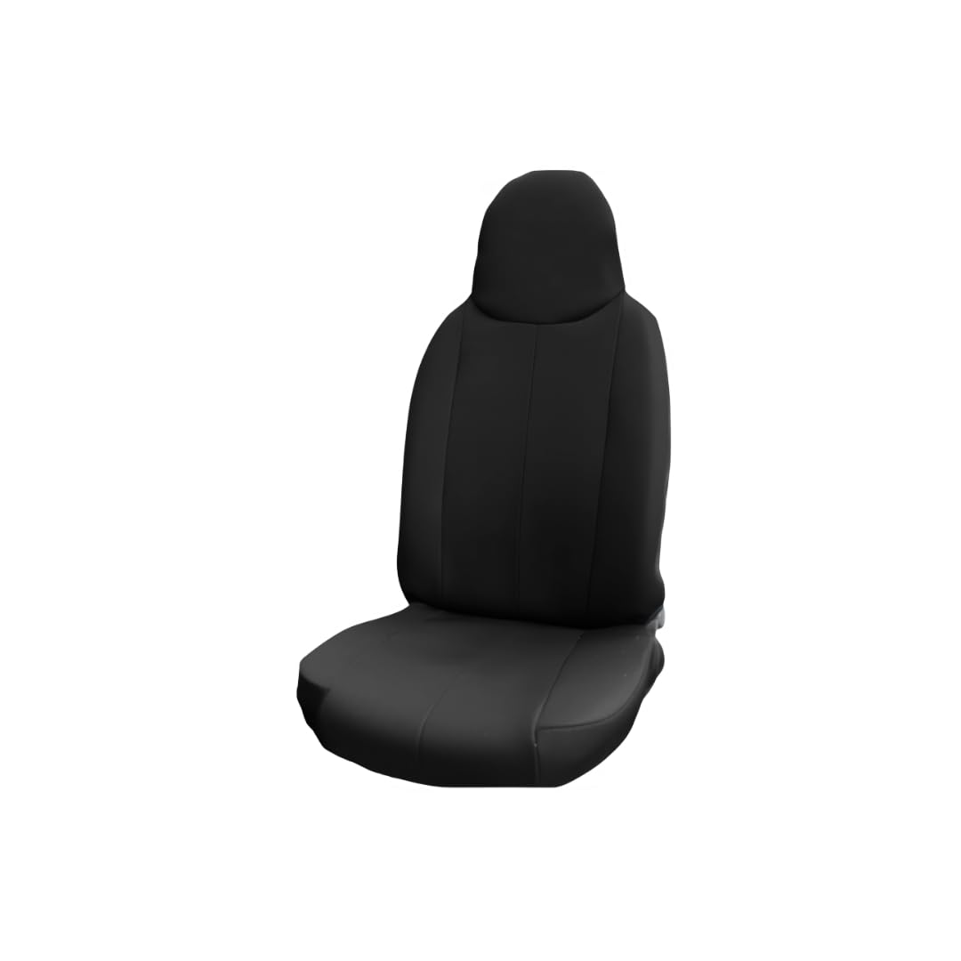 Italfodere - Coppia di Coprisedili Auto Anteriori - Compatibili con Mercedes Classe A - Fatti a Mano - Accoppiato Triplo - Gommapiuma e Poliestere - Accessori Auto Interno - Made in Italy - Nero