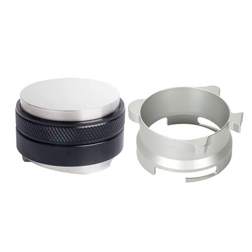 TOWARDSNAN Anillo de dosificación de café en polvo giratorio de aleación de aluminio para máquinas de filtro de salvia de 54 mm, parte de embudo, antioxidante, misma dosis, exceso de recepción, anillo