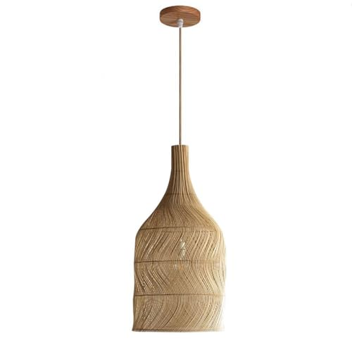 Suspension artisanale de 60 cm en forme de bouteille chic