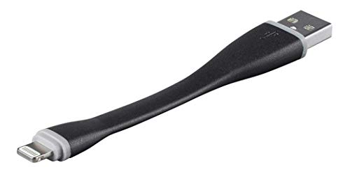 Monoprice ShortApple MFIF؎擾Lightning to USB[d&P[u4.25C`ubN| Iphone X 8 8 Plus 7 7 Plus 6s 6 SE 5sAiPadAProAAir 2݊