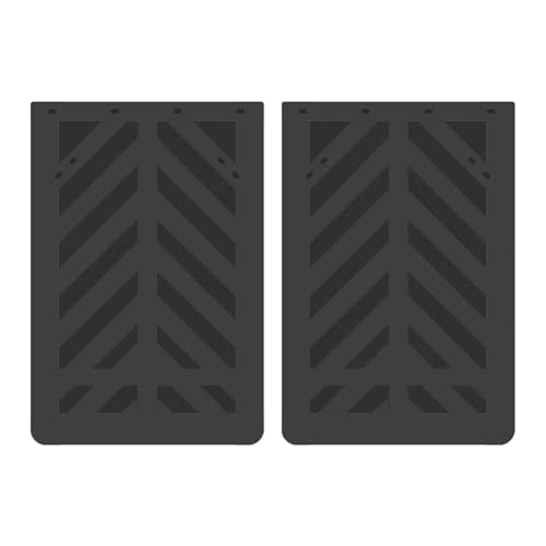 Image of 24x36 Inch Rubber Mud Flaps for Semi Trucks, 2 Pcs Universal Heavy Duty Truck and Trailer Mudflap Set, Black