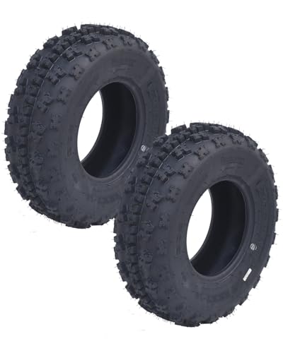 Garvee Set of 2 22x7-10 ATV/UTV Tires, 22x7x10 All-Terrain 6PR Tubeless, for Mud, Trail & Sand, Fits 10-Inch Rims