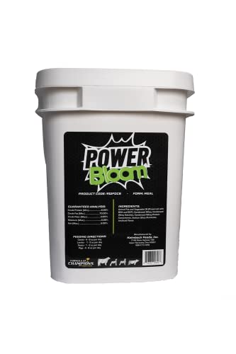 Power Bloom 70% Fat Supplement for Show Pigs, Cattle, Sheep and Goats, 15 lb Bucket