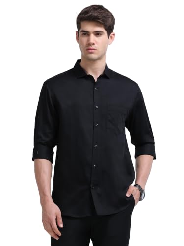 Image of Miraan Men's Satin Long Sleeve Casual Shirt (GASATIN)