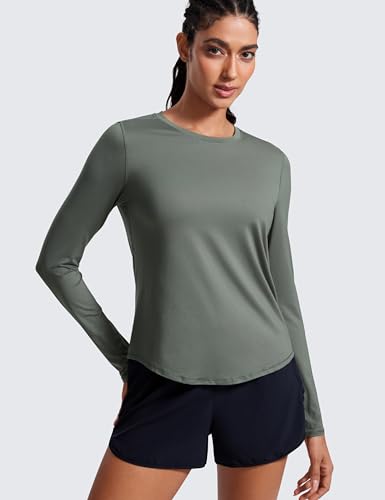Image of CRZ YOGA Lightweight Crewneck Long Sleeve Top