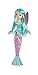 Aurora World Sea Sparkles Fairy Mermaid Shellina Plush,Teal,18 inches