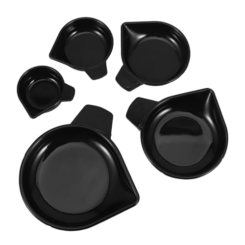 DOITOOL Mini Plateau de Balance Laboratoire 5pcs Léger en Plastique pour Usage en Bijouterie et Analyse de Rhinestones