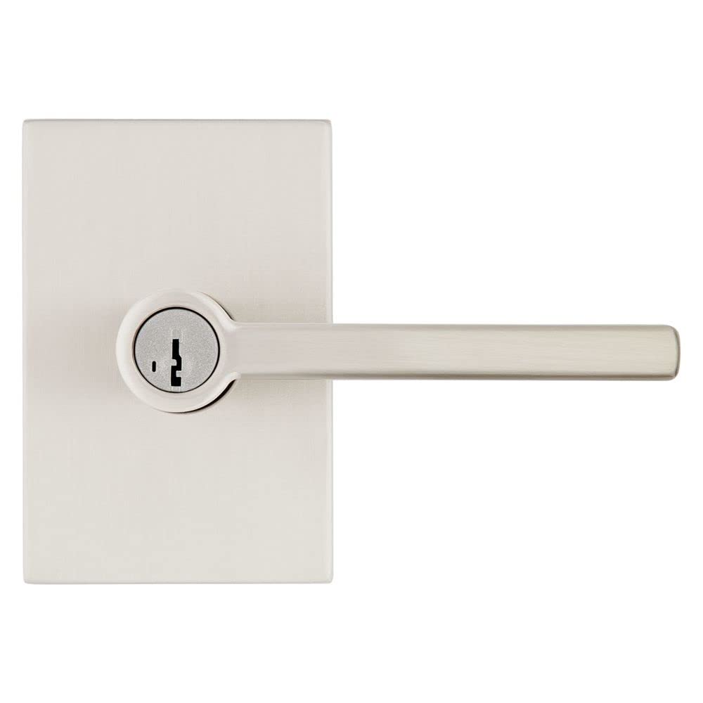 Privacy Lever Handle Door Lock – Satin/Brushed Nickel Finish For Bedroom Or Bathroom 4 thumbnail image