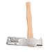 Klanata MWT 005 MH Roofing Hatchet, 17oz Drywall Hammer Hatchet, Carbon Steel Shingling Hammer with Wooden Handle for Roof Repair, 13.4in Weak Magnetic