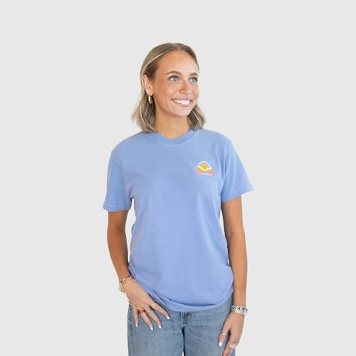 Houndstooth Clothing Company, Sunset Bend, Unisex Short Sleeve Tee, 100% Cotton, Men's and Women's SM-2XL4