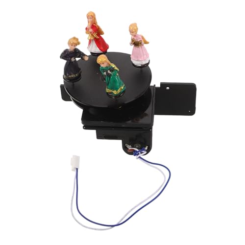 Accesorio de plástico de reloj de plataforma giratoria para maquetas animadas 2