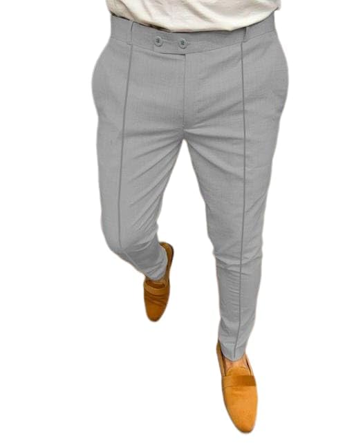 Men's Comfortable Solid Soft Fabric Trouser-picture-41