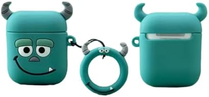 Amazon Co Jp モンスターズインク サリー Airpodsケース Airpods Proケース 保護ケース 収納ケース シリコン カラビナ付き キズ防止 紛失防止 第1世代 第2世代 第3世代 エアーポッズ アクセサリー かわいい Airpods1 2代 通用 サリー 家電 カメラ