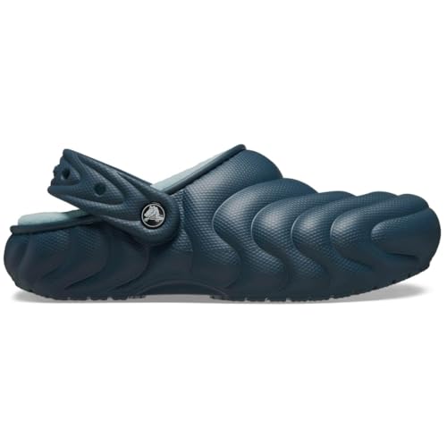 Image of Crocs Unisex Adult Classic Lined Overpuff & Geometric Fuzzy Clogs