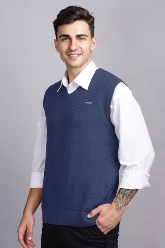 Image of GODFREY Half Sweater for Man Winter Pullover - Sleeveless Men Sweaters