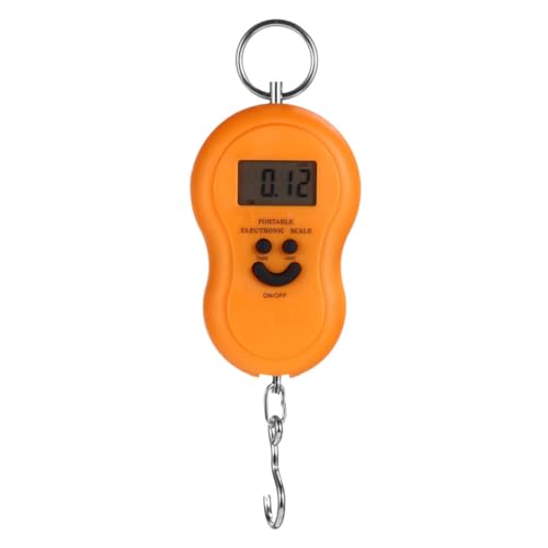 PERSELOSO 電子葫芦秤 ポータブル電子スケール 軽量製 高強スチールフック付き キッチン 釣り用 コンパクト携帯型 収納便利で日常使いに