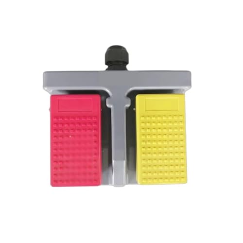 Interrupteur à pédale électrique SYF-805 double avec boîtier métallique robuste
