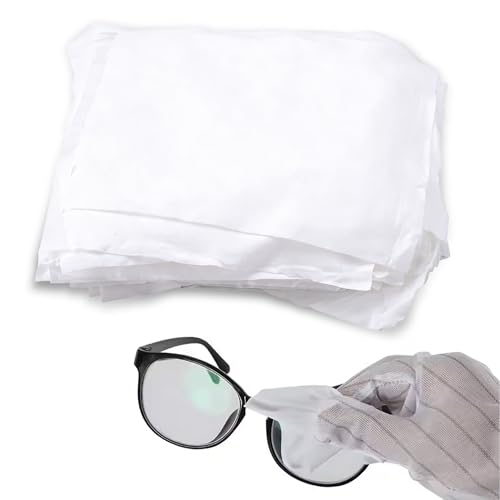 Zevmi Lot de 100 chiffons de nettoyage en microfibre : 14 x 14 cm Chiffons de nettoyage en microfibre antistatiques, sans poussière et non pelucheux pour réparation LCD téléphone portable/appareil