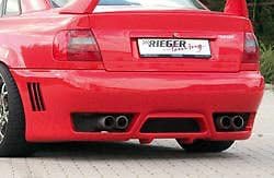 Audi A4 B5 1994-2001 Genuine Rieger Brand OEM Rear Bumper RS4