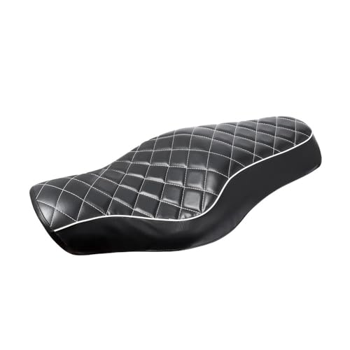 Asiento para dos personas Sportster XL 1200 con acabados premium y base reforzada negra