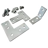 SEHR STABIL IM GEGENSATZ ZU VIELEN ANDEREN: Unsere schwerlast Winkelverbinder haben durch die 4 mm Materialstärke eine sehr hohe Stabilität. Viele andere Flachverbinder verformen sich schnell, da diese meistens zwischen 1-2 mm Materialstärke besitzen