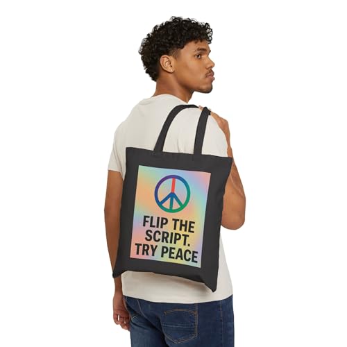Peace Tote Bag, Reusable Shopping Bag, Beach Bag, Shoulder Bag, Gym Bag, Travel Bag, Tote Bag, Bags, Tote Bags4