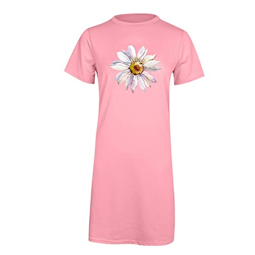 Robe fluide imprimé floral style décontracté chic pour l'été