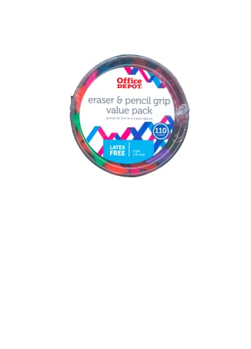 Gommes Office Depot lot de 110 pièces pour effacer sans laisser de traces
