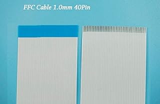 Gimax 1000pcs Flexible Flat Cable 40 PIN Same Directions FFC 1.0 mm pitch Length 40 60 70 80 100 120 150 200 250 300 400 500 600mm - (Color: 100mm Length)