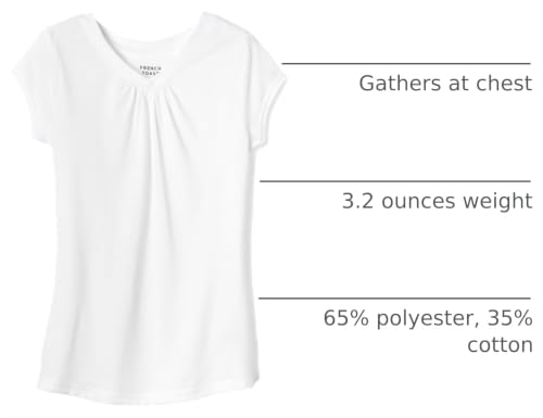 Image of French Toast Girls Short Sleeve V-Neck T-Shirt Tee