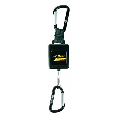 Gear Keeper RT3-4558 Retractable Instrument Tether with Aluminum Carabiner | Heavy Duty Retractable Tool Tether with Carabiner | 80 Pounds Breaking Strength | 58oz Retraction Force | 22” Extension Cover