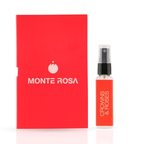 Image of MONTE ROSA Crowns & Roses Eau de parfum | Fresh, Floral, Woody | Official miniature | Long Lasting Unisex Pocket-Perfume 8ml