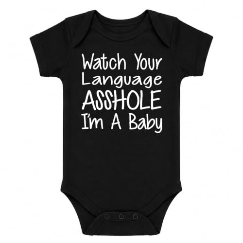 CBTwear Watch Your Language I'm a Baby Funny Baby Bodysuit