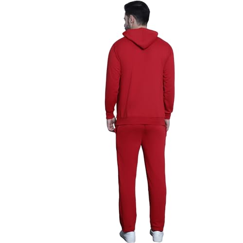 Image of Mack Jonney Printed Round Neck Cotton Fleece Track Suit for Men (Pack of 2)(Kangaroo Pockets)-MACK51565