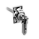 DIWARO.® | Rolladen Gelenklager G050, 45 Grad Umlenkung, Grundplatte 27 x 45 mm mit 4 Befestigungslöcher, Kurbelzapfen Anschluss 11,9 mm, Antrieb zum Rolladengetriebe 6 mm Vierkant.