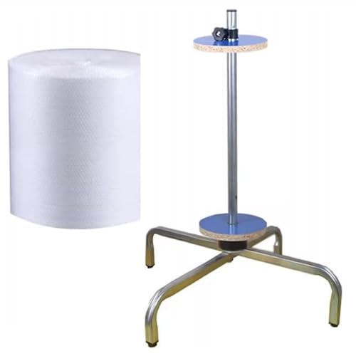 Dispenser resistente per pluriball, porta rotolo di imballaggio in metallo per forniture di spedizione e organizzazione di magazzini, taglierina efficiente per film in schiuma