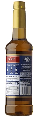 Image of Torani Syrup, Classic Hazelnut, 25.4-Ounce Bottles (Pack of 3)
