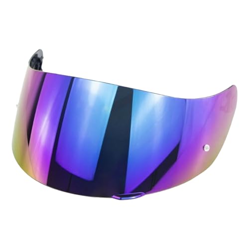 Visiere Casque Moto, Remplacement de Visière de Lentille de Casque de Bouclier de Vent de Moto pour Le intégral Compatible avec agv K1 K3SV K5