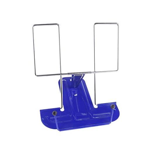 MP - Atril Estudio PREMIUM (Modelo 2021 Nuevo) Solo 170g, Atril para Libros Muy Ligero y Compacto. Muy Apto para llevar donde quieras. 3 Ángulos que se Amoldan para Libros, Agenda,Cocinas,Color Azul