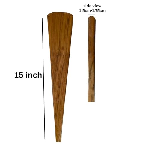 Image of Combo Ragi Ball Making Wooden Spoon and Stick | Ragi mudde Maker | Stick - 15 inch | Spoon 10 inch | ರಾಗಿ ಮುದ್ದೆ