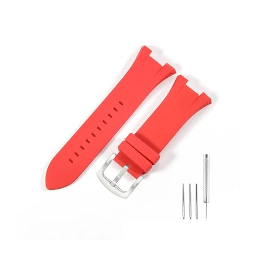 Bracelet montre silicone 31mm interface concave durable