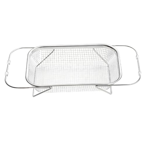 VILLFUL Cesta De Drenaje Escurreplatos Extensible Tendedero De Cocina Escurridor De Platos Soporte para Secar Platos Soporte De Drenaje De Vajilla El Secado Plata Acero Inoxidable